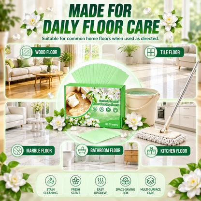 Auveron Verdéa | Multi-Purpose Compressed Floor Cleaning Sheets