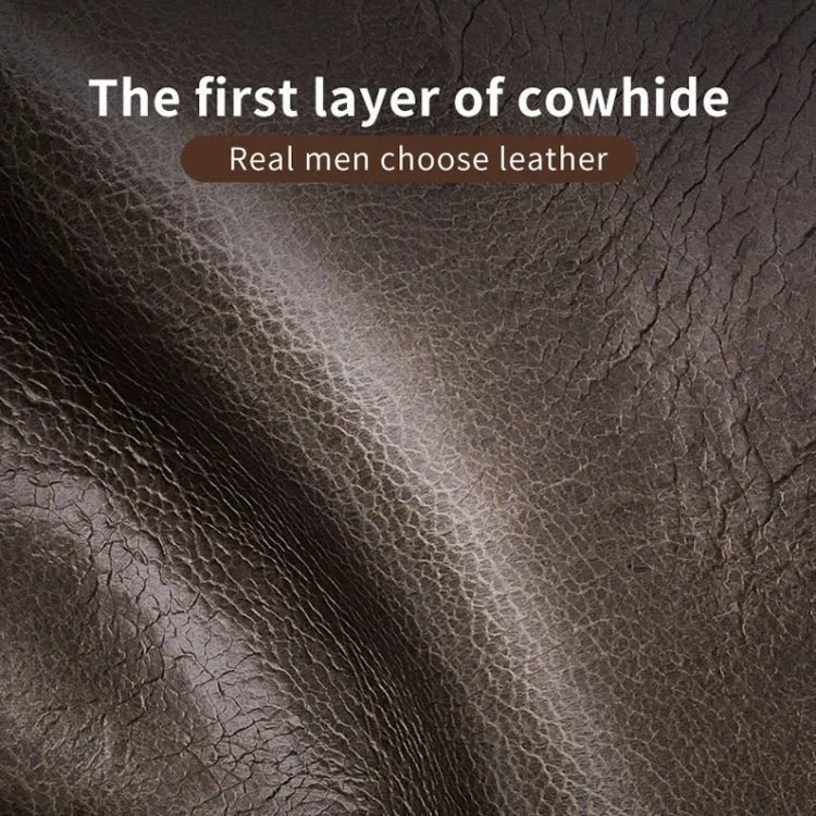 Men's Leather Wallet With RFID Protection, 15 Card Slots, Secure Zip Storage