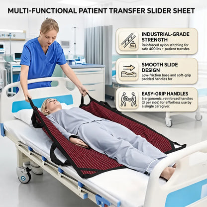 Loved One Lift And Transfer Blanket With Reinforced Handles, ❤️ Helping you move loved ones safely