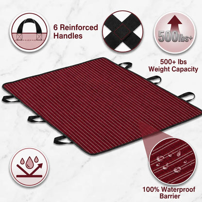 Loved One Lift And Transfer Blanket With Reinforced Handles, ❤️ Helping you move loved ones safely