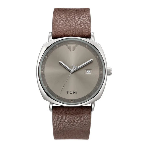 Classic Men's Quartz Analog Watch, Sapphire Crystal, Premium Leather Strap