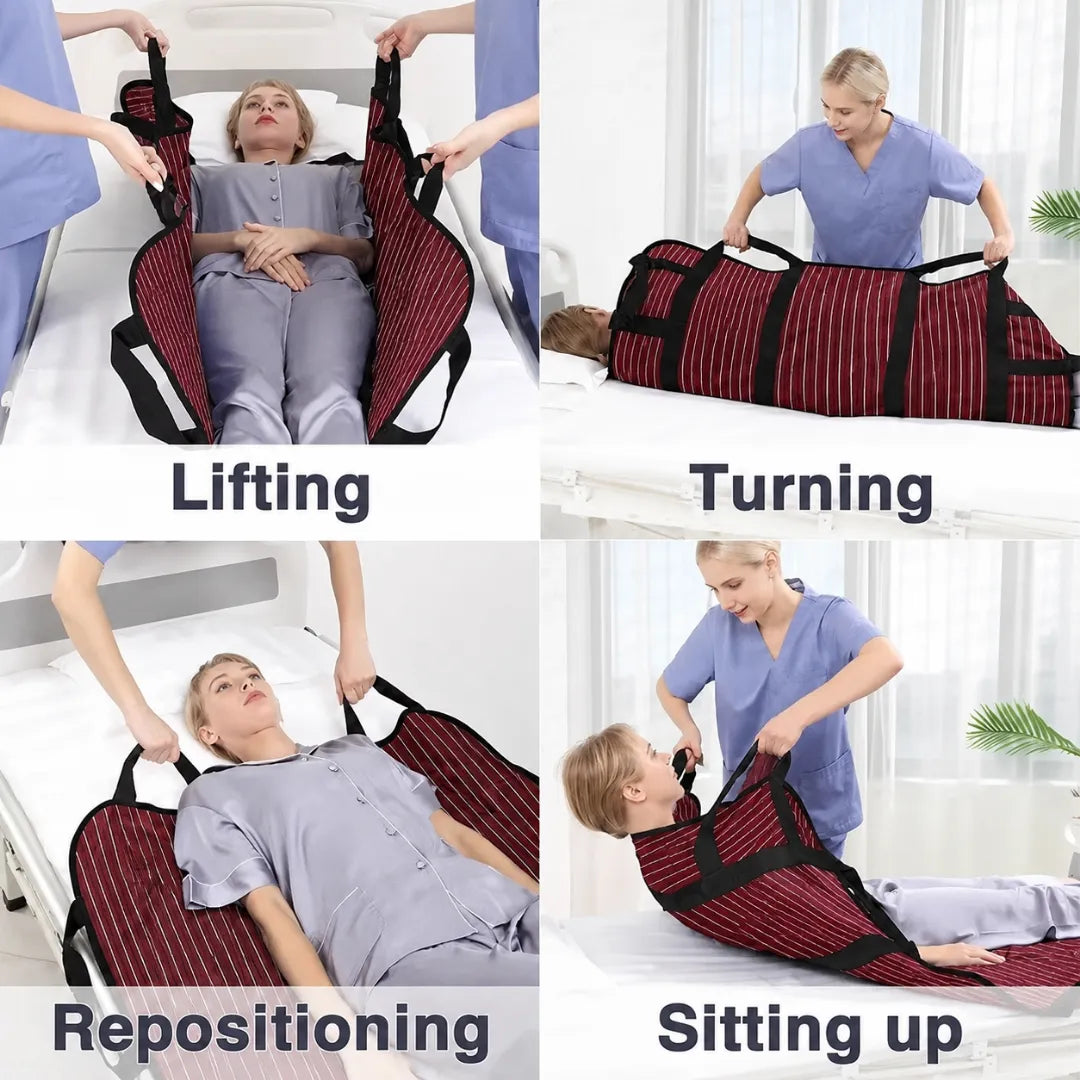 Loved One Lift And Transfer Blanket With Reinforced Handles, ❤️ Helping you move loved ones safely