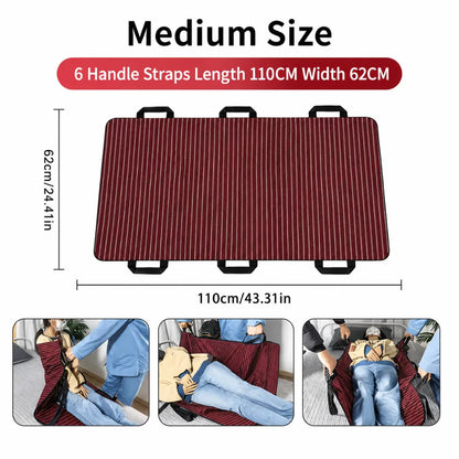 Loved One Lift And Transfer Blanket With Reinforced Handles, ❤️ Helping you move loved ones safely