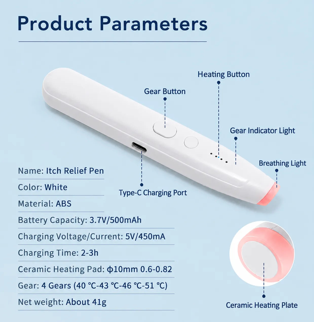Fast Itch Relief Pen 🦟 Portable Drug-Free Heat Therapy