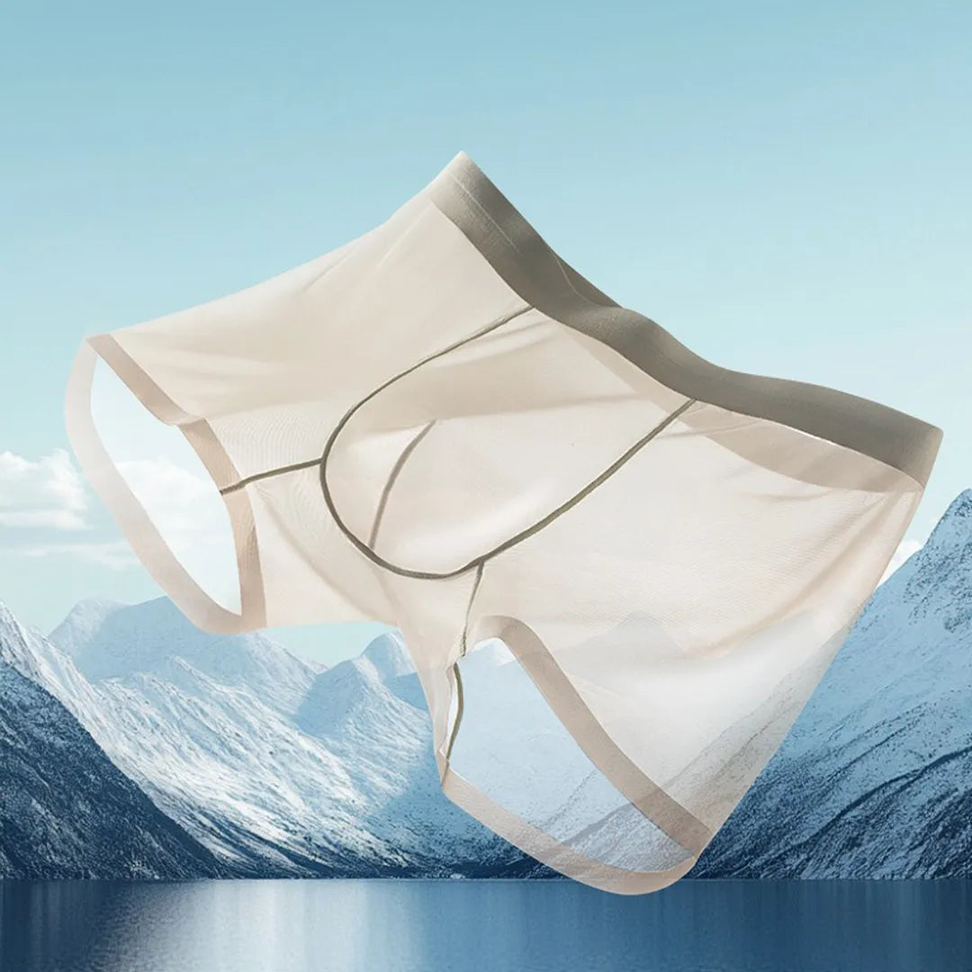 Men's Ultra-Thin Lightweight Ice Silk Boxer Shorts