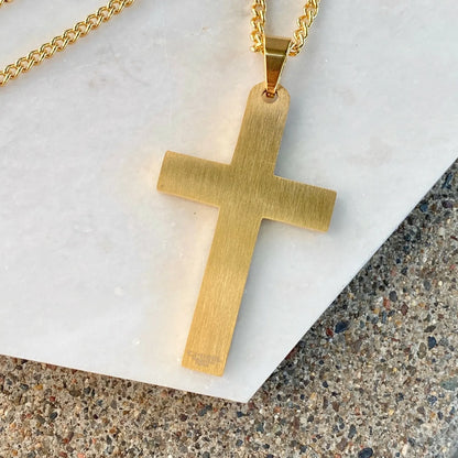 Christian Bible Verse Cross Necklace