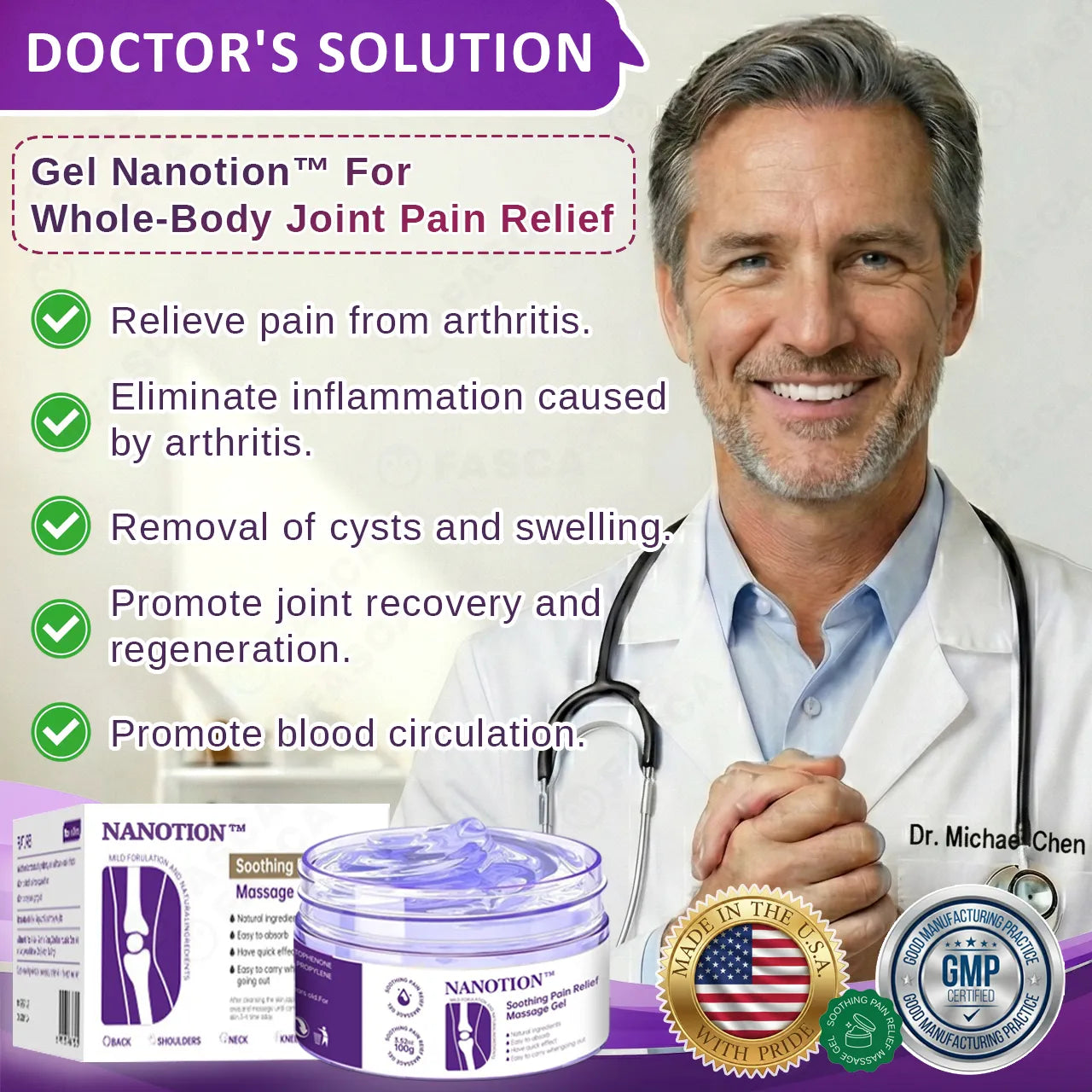 Gel Nanotion For Whole-Body Joint Pain Relief
