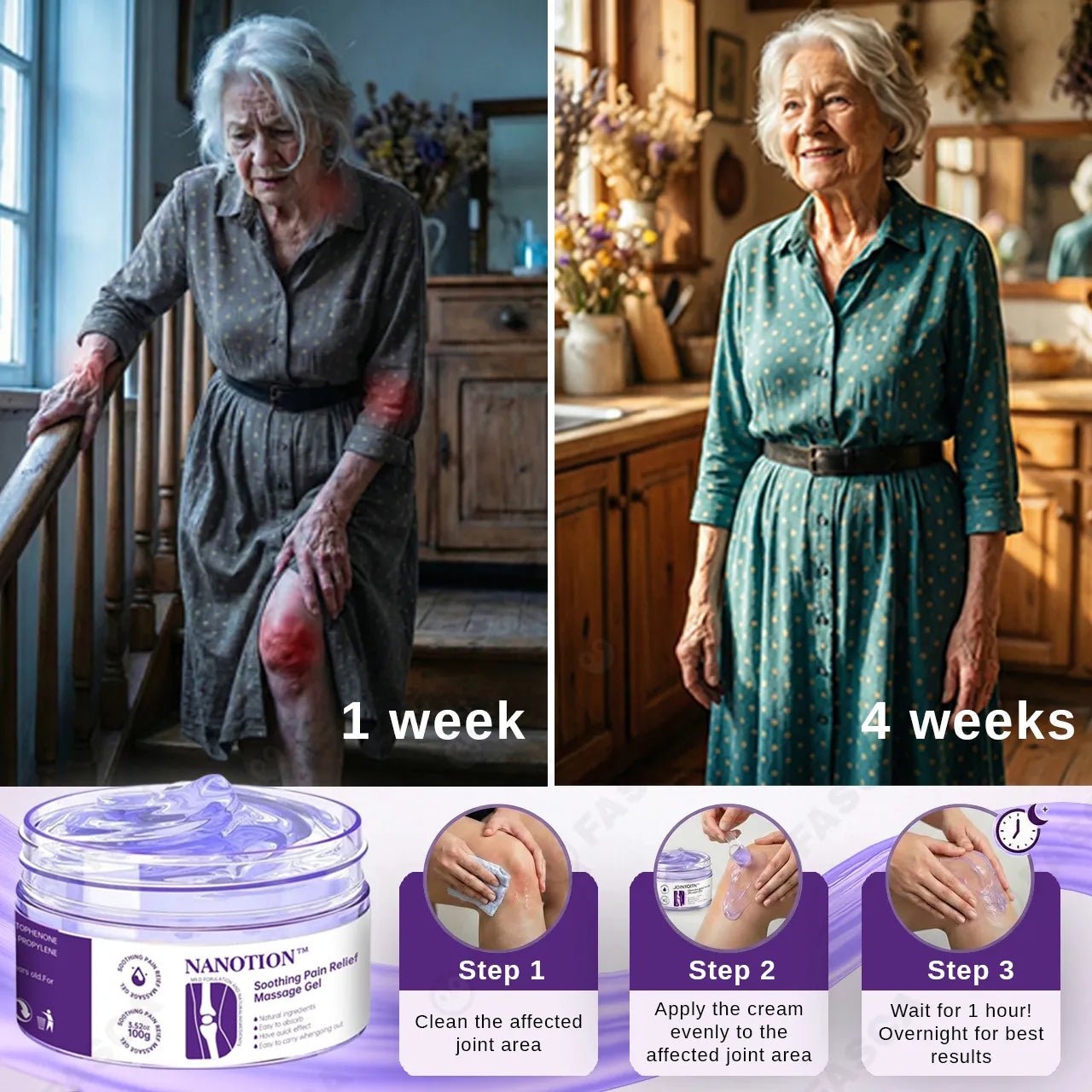 Gel Nanotion For Whole-Body Joint Pain Relief
