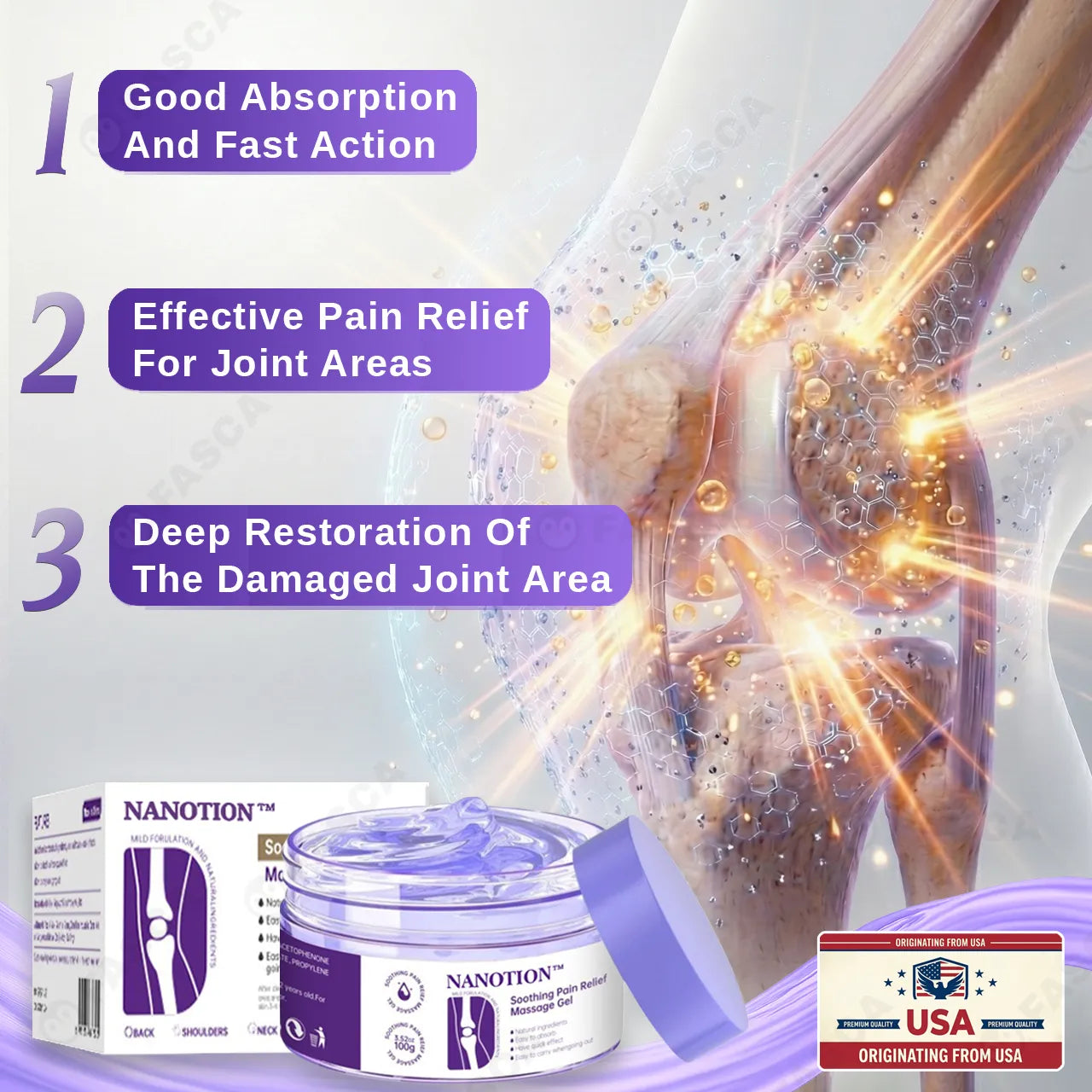 Gel Nanotion For Whole-Body Joint Pain Relief