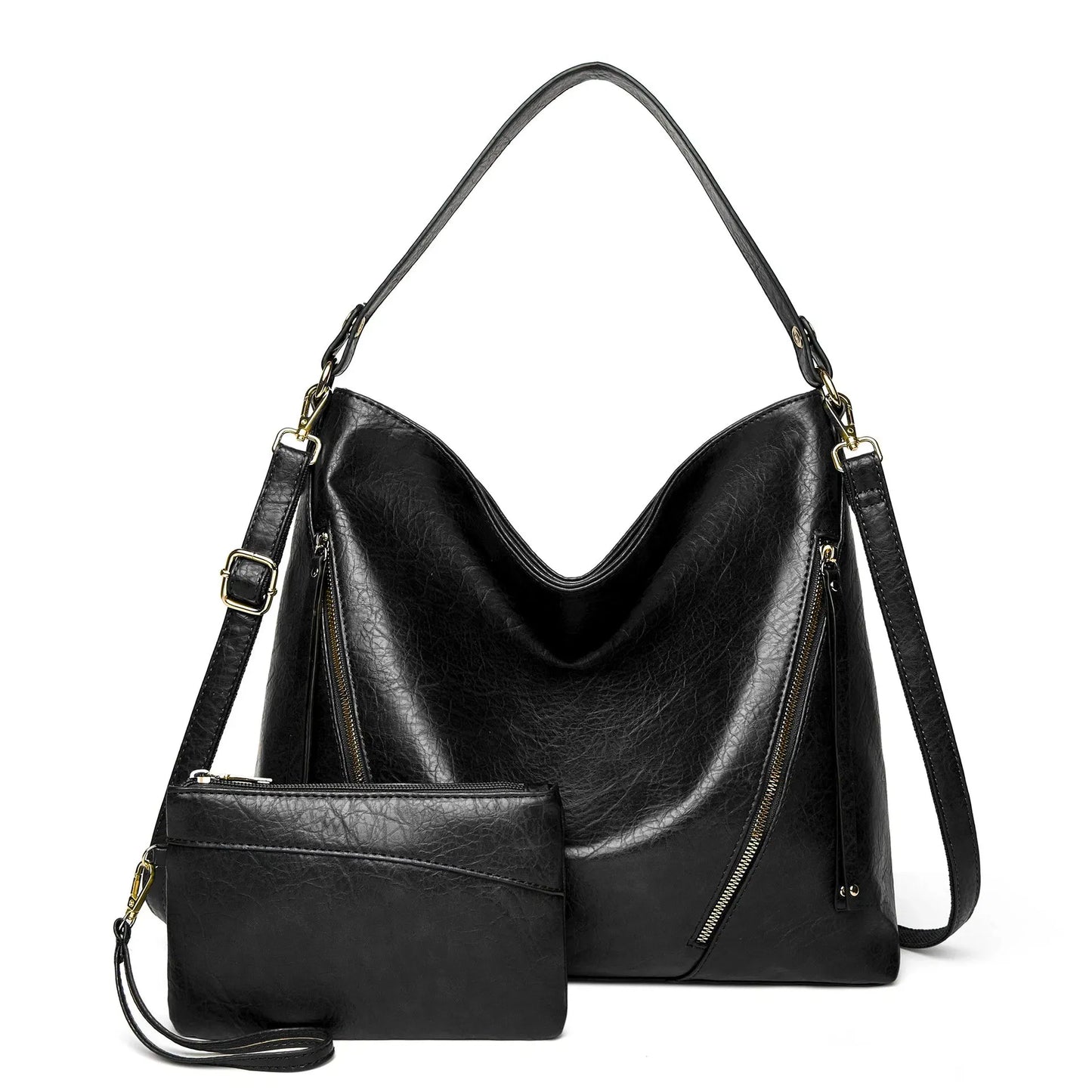 Women's Multi-Pocket Anti-Theft Handbag + FREE Zip Wallet