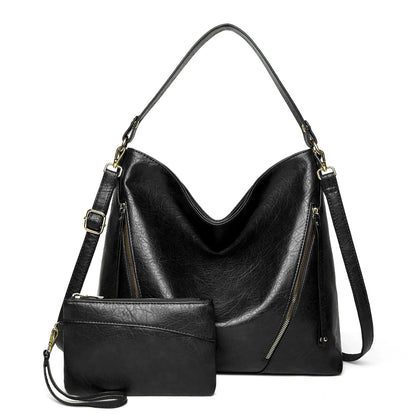 Women's Multi-Pocket Anti-Theft Handbag + FREE Zip Wallet