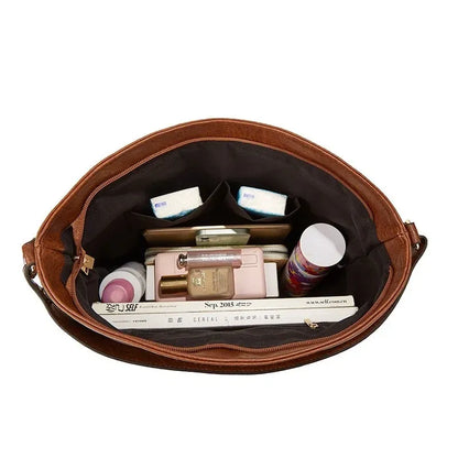 Women's Multi-Pocket Anti-Theft Handbag + FREE Zip Wallet