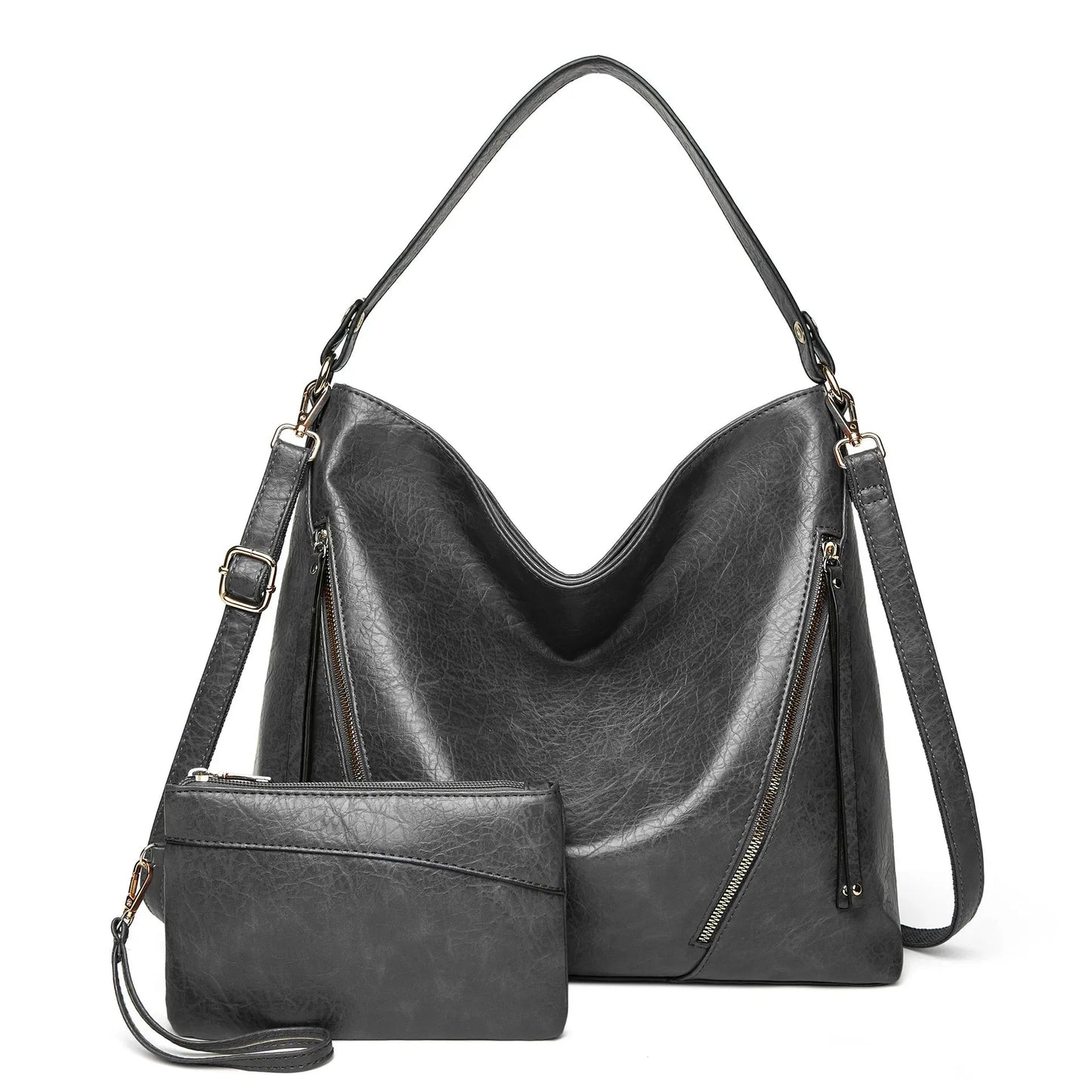 Women's Multi-Pocket Anti-Theft Handbag + FREE Zip Wallet