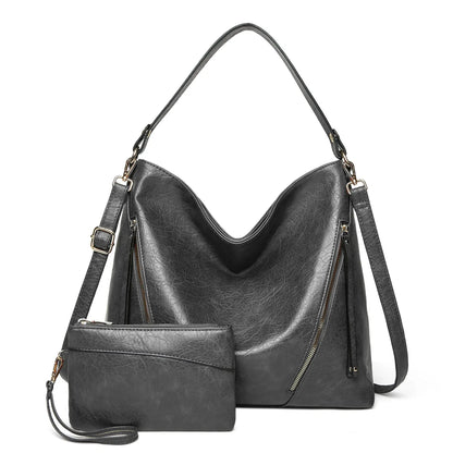 Women's Multi-Pocket Anti-Theft Handbag + FREE Zip Wallet