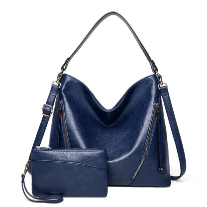 Women's Multi-Pocket Anti-Theft Handbag + FREE Zip Wallet