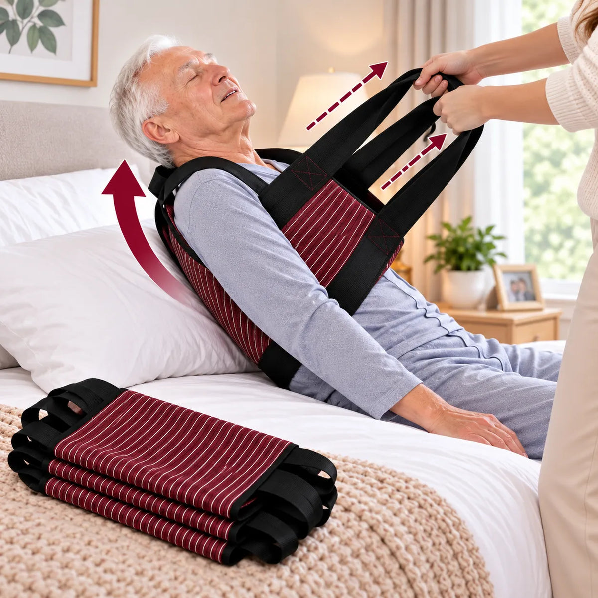 Auveron EasyLift - Transfer Blanket with Support Handles